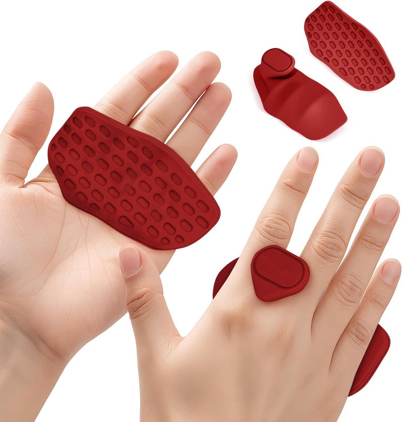 HUAFA Anti-Slip Workout Grips, Gym Grips Weight Lifting Grips Pads, Ergonomics Weight Lifting Gloves for Men Women Deadlift, Fitness Training and Exercise, Gym Grips Pads for Palm Protection - Image 1